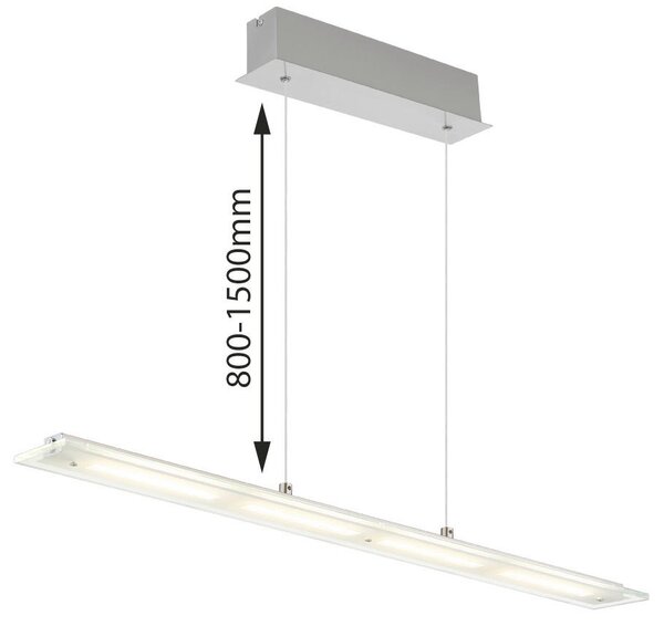ZÁVĚSNÉ LED SVÍTIDLO, 88/9/80-150 cm - Online Only svítidla, Online Only