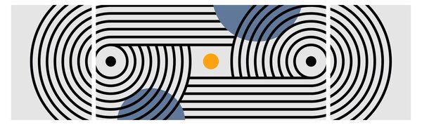 Obraz - Minimalistická abstrakce N⁰3 (170x50 cm)