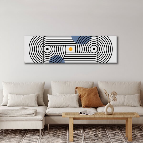 Obraz - Minimalistická abstrakce N⁰3 (170x50 cm)