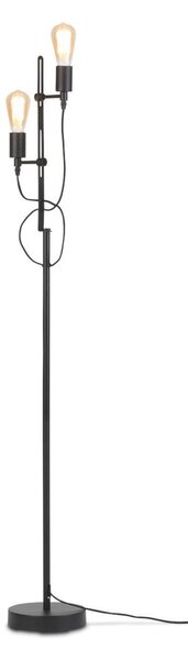 Černá stojací lampa s kovovým stínidlem (výška 152 cm) Seattle – it's about RoMi