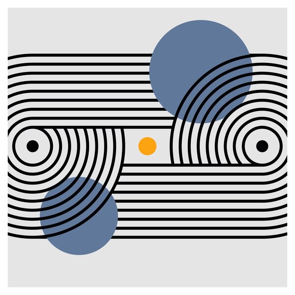 Obraz - Minimalistická abstrakce N⁰3 (30x30 cm)