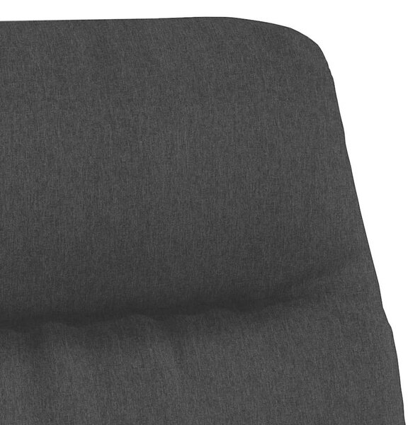 Relaxační křeslo černé textil 341125