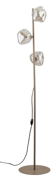 TK Lighting Béžová stojací lampa Lava pro žárovku 3x G9 TK16153