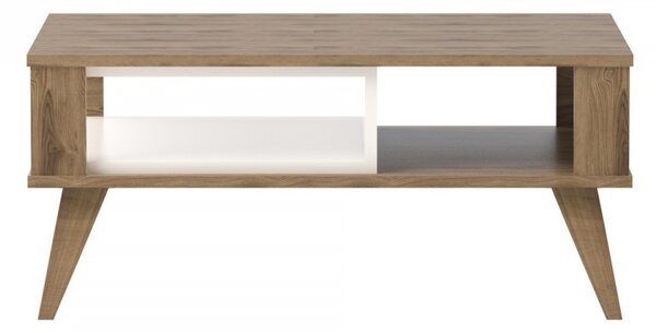 Hanah Home Konferenční stolek Ionis 90 cm dub/bílý