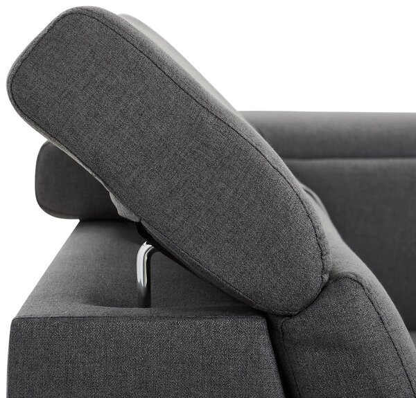 SEDACÍ SOUPRAVA, textil, šedá Xora - Sedací soupravy