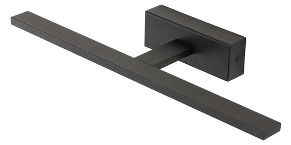 TK Lighting Černé LED svítidlo nad zrcadlo Gallery 41,5cm 12W TK18000