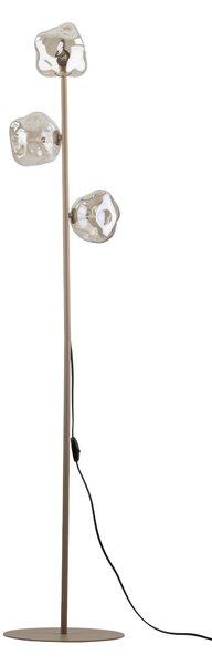 TK Lighting Béžová stojací lampa Lava pro žárovku 3x G9 TK16153