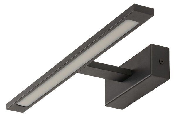 TK Lighting Černé LED svítidlo nad zrcadlo Gallery 41,5cm 12W TK18000