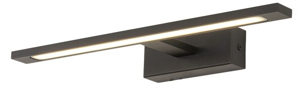 TK Lighting Černé LED svítidlo nad zrcadlo Gallery 41,5cm 12W TK18000