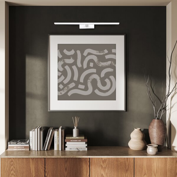 TK Lighting Bílé LED svítidlo nad zrcadlo Gallery 62cm 20W TK18206