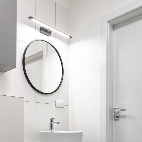 TK Lighting Černé LED svítidlo nad zrcadlo Gallery 62cm 20W TK18002