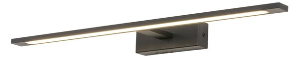 TK Lighting Černé LED svítidlo nad zrcadlo Gallery 62cm 20W TK18002