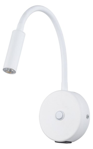 TK Lighting Bílé bodové svítidlo Lagos s USB pro žárovku G9 TK10202