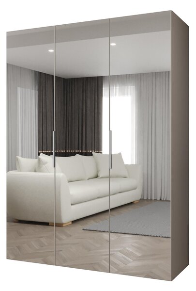 Šatní skříň 150 cm Mirabella 3 (kašmír + kašmír)