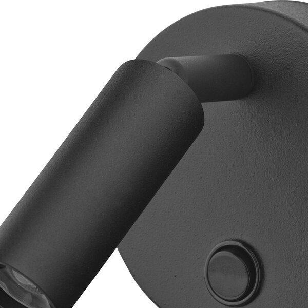 TK Lighting Černé bodové svítidlo Enzo pro žárovku G9 TK4237