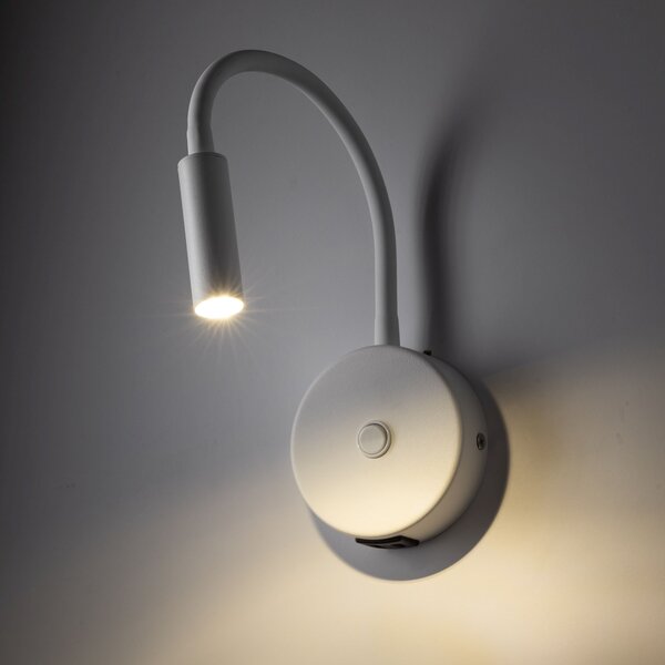 TK Lighting Bílé bodové svítidlo Lagos s USB pro žárovku G9 TK10202