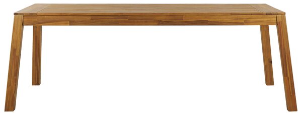 Zahradní jídelní stůl LIVORNO 210 cm 90 cm Akáciové dřevo Hnědá