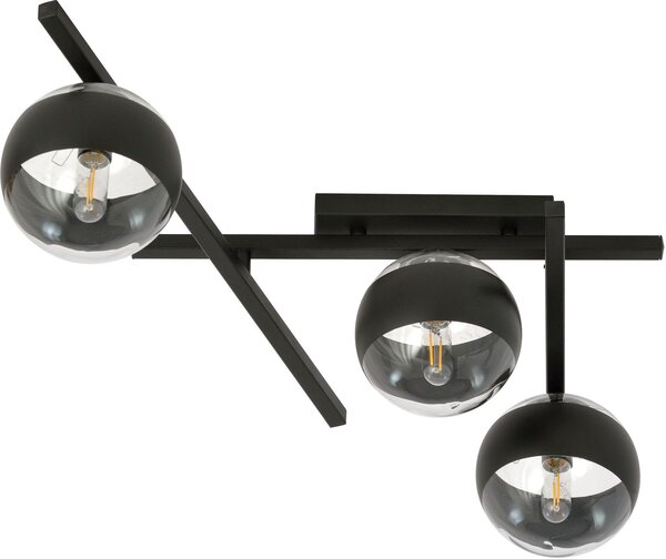 Emibig Smart Stripe stropní světlo 3x10 W černá-průhledná 1105/3