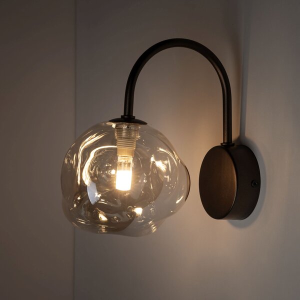TK Lighting Hnědé nástěnné svítidlo Lava pro žárovku G9 TK11024
