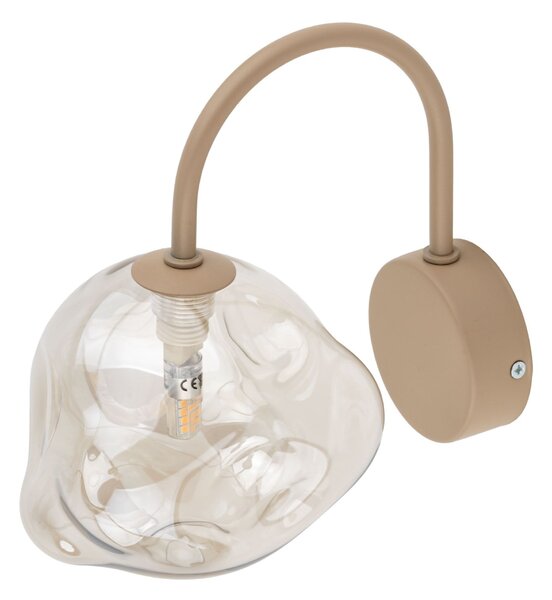 TK Lighting Béžové nástěnné svítidlo Lava pro žárovku G9 TK11152