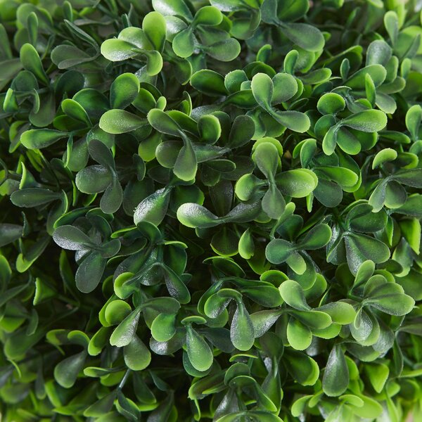 HOMCOM 2-pack Velký Umělý Přírodní Buxus 60 cm, UV Odolná Umělá Rostlina, Plastové Umělé Rostliny v Potu, Umělý Strom, Vypadají Skvěle do Obývacího Po