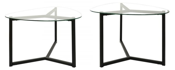 Hanah Home Set konferenčních stolků Bellisimo 82 cm černý