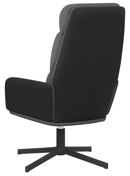 Relaxační křeslo světle šedé textil 341148