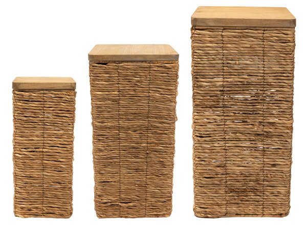 Ter Steege Sada 3 košů Nigel natural D30 H64