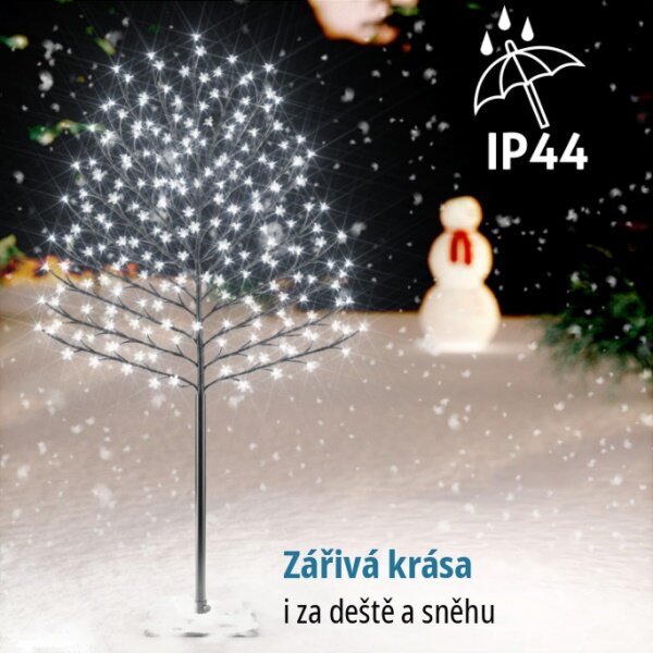 LED světelný strom třešňový květ 180 cm – studená bílá