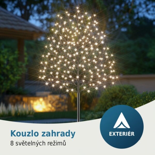 LED světelný strom třešňový květ 180 cm – teplá bílá