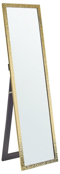 Stojací zrcadlo 40 x 140 cm zlaté BRECEY