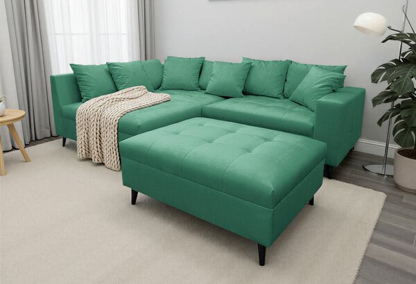 ROHOVÁ SEDAČKA, textil, zelená MID.YOU - Sedací soupravy, Online Only