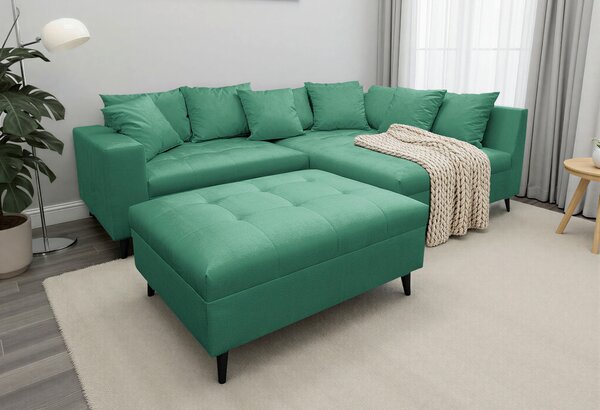 ROHOVÁ SEDAČKA, textil, zelená MID.YOU - Sedací soupravy, Online Only
