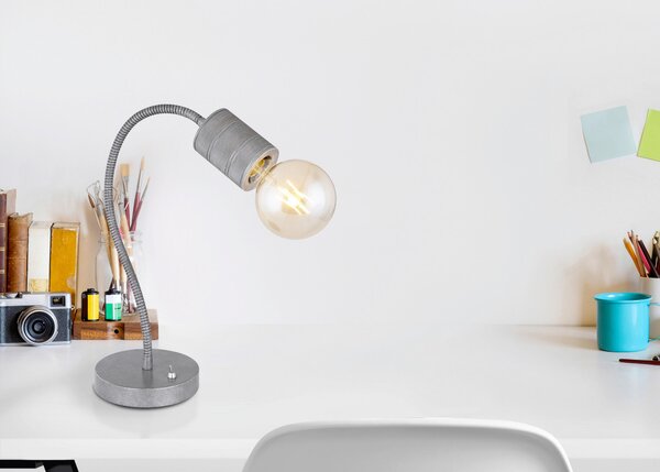 STOLNÍ LAMPA, E27, 26/14/59 cm Globo - Online Only svítidla, Online Only