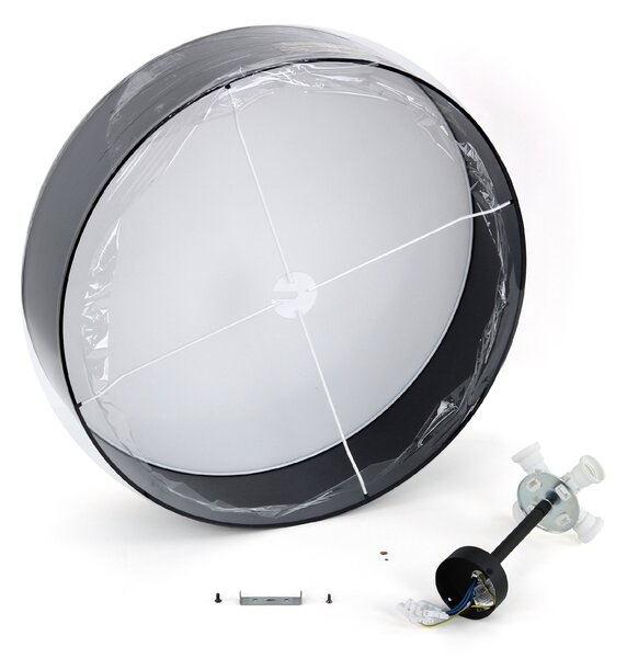 TK Lighting Černé závěsné svítidlo Rondo 600mm pro žárovku 4x E27 TK4245