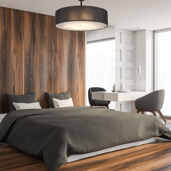 TK Lighting Černé závěsné svítidlo Rondo 600mm pro žárovku 4x E27 TK4245