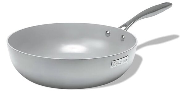 Elmich Nepřilnavá nerezová Wok pánev Tria Ceramic s keramickým povrchem Ø 24 cm