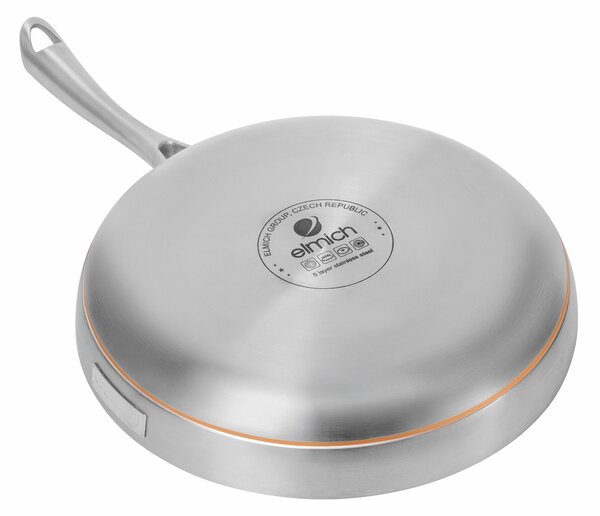 Elmich Pětivrstvá nerezová pánev Penta Copper s měděným jádrem Ø 24 cm
