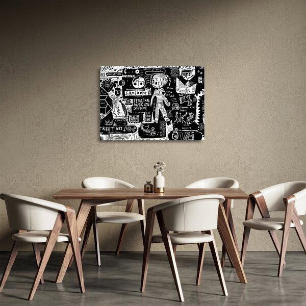 Skleněný obraz - Graffiti (70x50 cm)