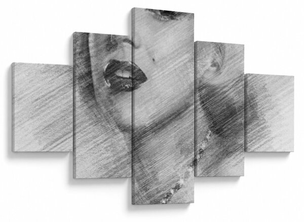 Obraz - Portrén Merilyn Monroe (125x70 cm)