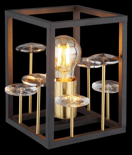 STOLNÍ LAMPA, E27, 15/15/20 cm Globo - Online Only svítidla, Online Only