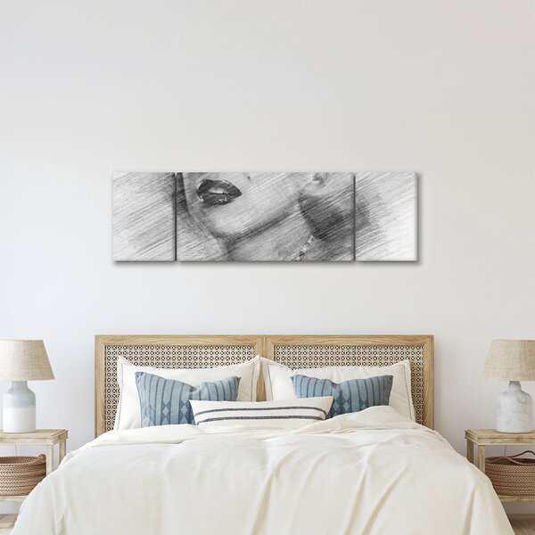 Obraz - Portrén Merilyn Monroe (170x50 cm)