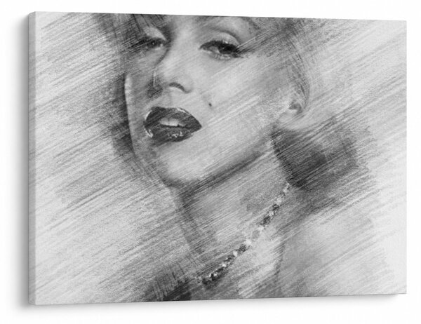 Obraz - Portrén Merilyn Monroe (70x50 cm)