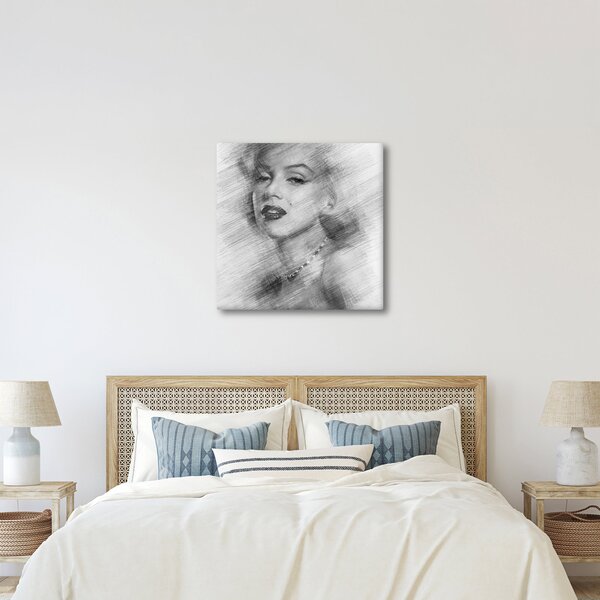 Obraz - Portrén Merilyn Monroe (30x30 cm)