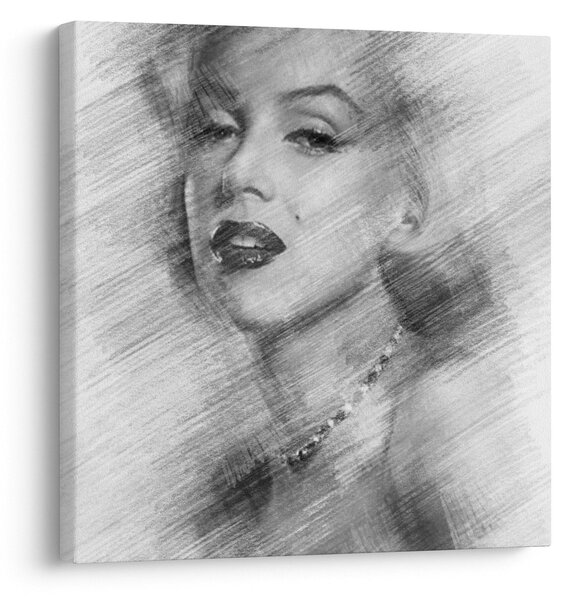 Obraz - Portrén Merilyn Monroe (30x30 cm)