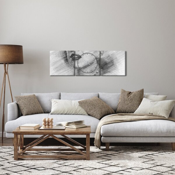 Obraz - Portrén Merilyn Monroe (s hodinami) (90x30 cm)