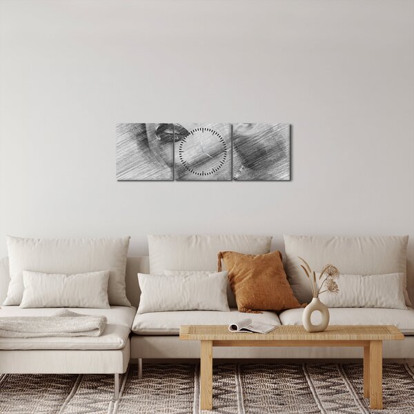 Obraz - Portrén Merilyn Monroe (s hodinami) (90x30 cm)