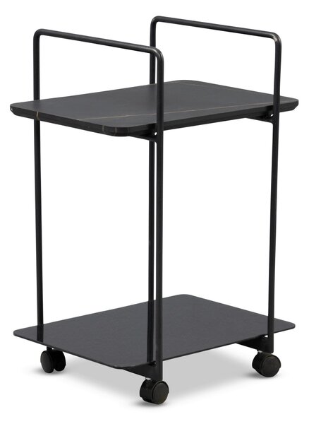 SERVÍROVACÍ VOZÍK, černá, 45/35/65 cm - Barové vozíky, Online Only