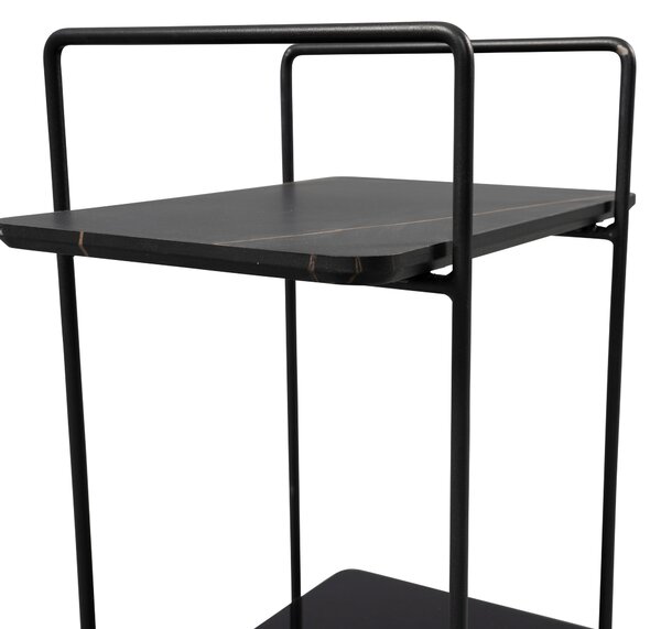 SERVÍROVACÍ VOZÍK, černá, 45/35/65 cm - Barové vozíky, Online Only