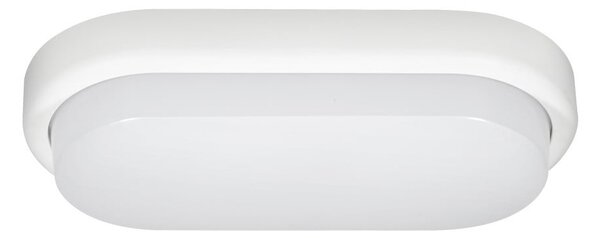 Bílé nástěnné svítidlo SULION Grass, 22,9 x 10,4 cm